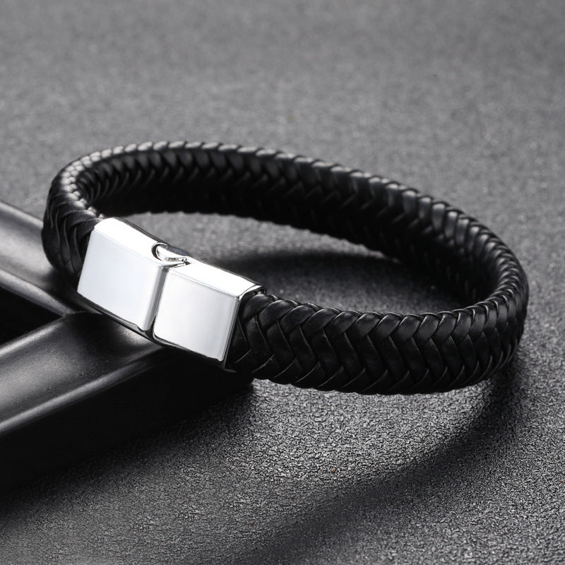 Valor – Geflochtenes Lederarmband