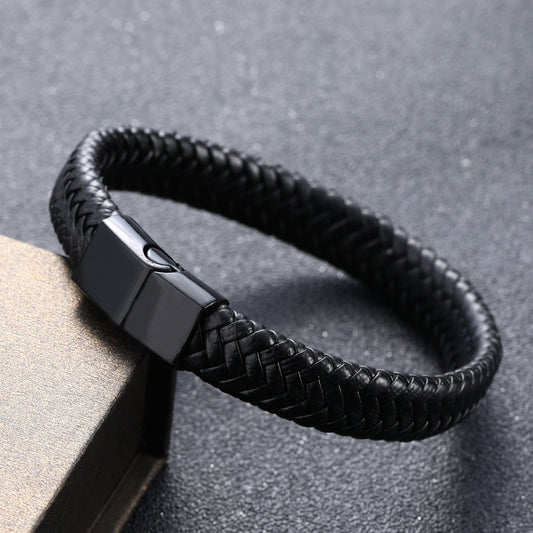 Valor – Geflochtenes Lederarmband