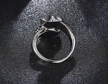 Inferno – Totenkopf-Ring aus Edelstahl