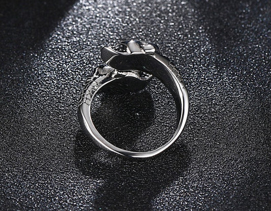 Inferno – Totenkopf-Ring aus Edelstahl