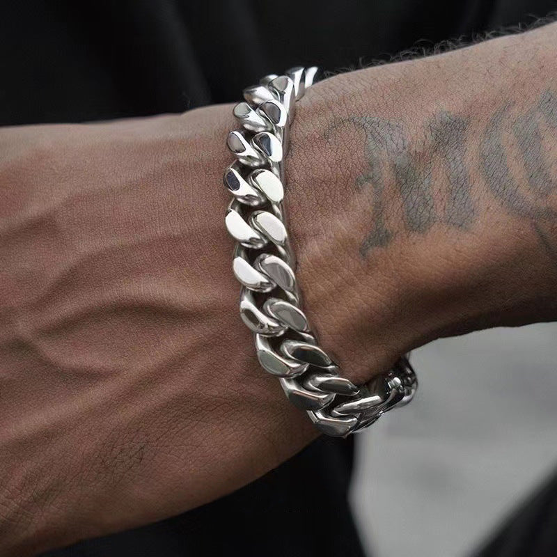 Valon – Cuban Chain Armband aus Titanstahl